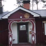 Typical doorway entrance, Tannis, Sweden