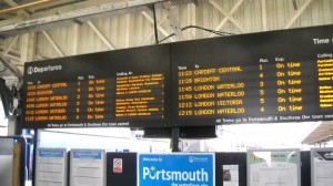 Digit screen updates re trains