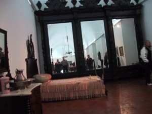 Dark heavy furniture of historical significance, Montevideo