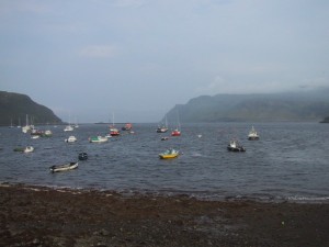 Portree's harbor, Isle of Skye