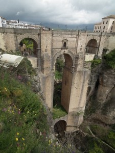 Puento Nuevo (new bridge) completed in 1793