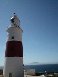 You can see Morocco from Europa Point, Gibraltar.