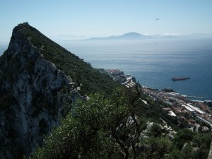 View from the top of Rock of Gibraltar
