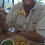 Fish & Chips with mushy peas