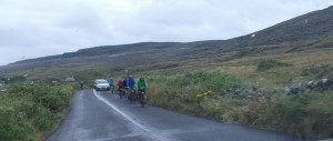 Sharing an R road  (The Burren area) 