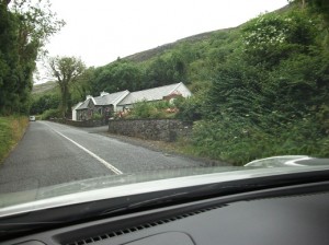 Drive on the left side in Ireland. (near Ballyvaughn, Co.Clare)
