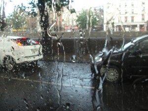 "Wet rain" in Dublin 