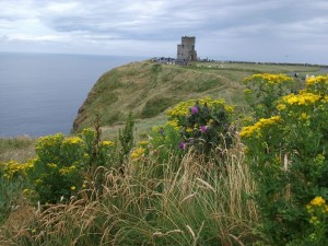 O'Brien's Tower overlooking The Cliffs of Moher