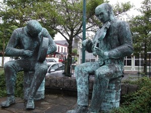 Celtic musicians, Lisdoonvarna, Ireland