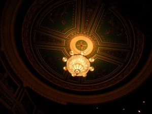 Gaiety Theatre ceiling Dublin, Ireland