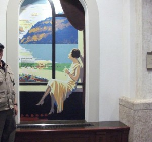 Painting in Chateau Lake Louise