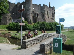 Laugharne Castle,  South Wales