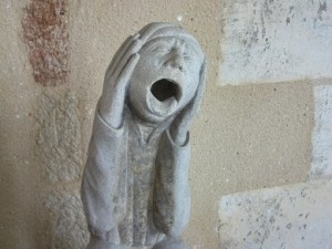carving in La Palais Jacques Coeur, Bourges
