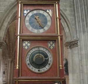15th century clock, Bourges, France
