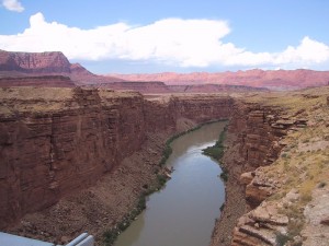 Colorado River as seen from Navajo Bridge