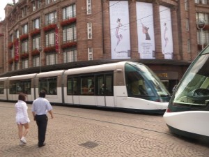 Tram system in Strasbourg