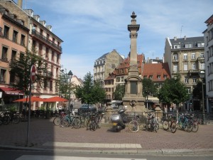 Strasbourg, square near the cathedral