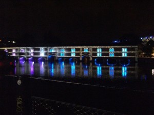 Vauban dam illuminations Strasbourg