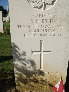 Grave marker, Beny-sur-Mer, France