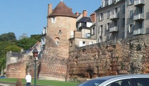 Roman walls, Le Mans, France