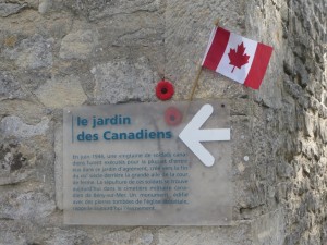 Le Jardin des Canadiens, Normandy, France