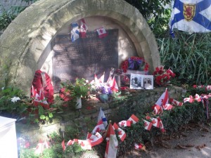 Memorial in the Garden of the Canadians, Normandy