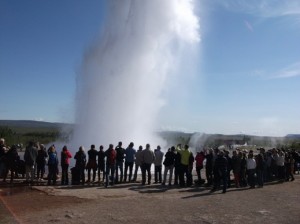 Iceland geyser