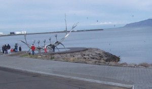 Sun Voyager sculpture, Reykjavik, Iceland