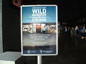 exhibition sign in Harpa, Reykjavik, Iceland