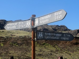 Route marker in Icelandic langauge